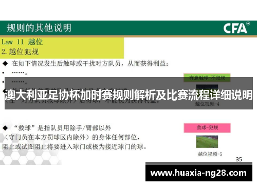 澳大利亚足协杯加时赛规则解析及比赛流程详细说明